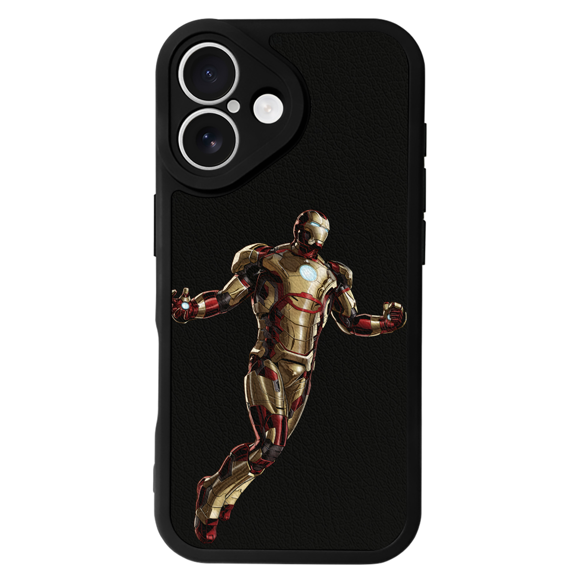 （画像用） アベンジャーズ The Avengers 【iPhone 16シリーズ対応】シリコンスマホケース（レザー調） 材質：シリコン